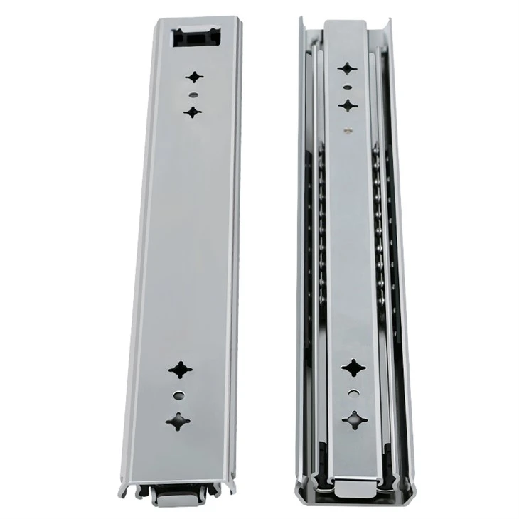 Teleskopiko nga slide rails nadagsen nga trabaho .